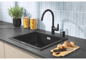 GROHE 1021652430 - Dispenser per sapone liquido CONTEMPORARY 500 ml nero