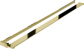 Mexen mensola per parete doccia con ringhiera per asciugamani, dorata - 800-02-50