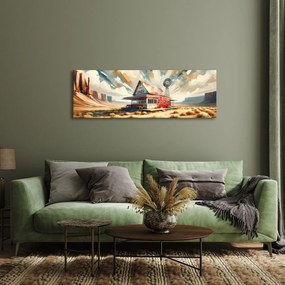 Quadro su tela – Vicino a strada polverosa
