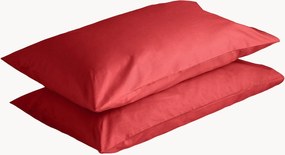 Set di 2 federe in percalle di cotone Coral
