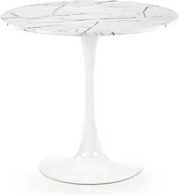 Tavolo effetto marmo Denver - H73 cm