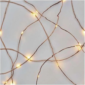 Catena luminosa LED per esterni 100xLED/15m IP44, bianco caldo