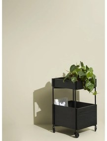 Carrello in legno di frassino su ruote 42x37 cm Fresh - Hübsch