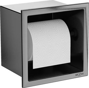 Mexen X-Wall-P porta carta igienica, gun gray spazzolato - 19E3