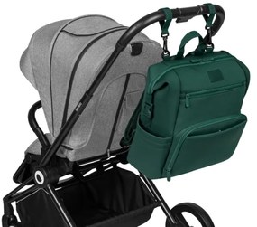 Lionelo - Borsa fasciatoio per passeggino CUBE Green Forest