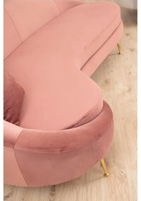 Divano rosa chiaro 255 cm Eses - Artie