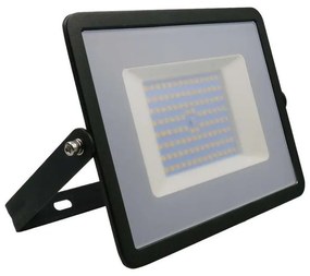 Faro Led Flood Light 100W 8700lm IP65 Slim 261X217X32mm Carcassa Nera Luce 4000K SKU-215965