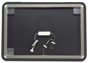 Specchio reversibile 100x70 illuminazione perimetrale LED e spessore 4 mm
