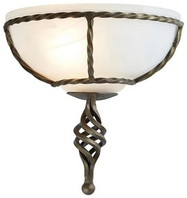 Elstead PB-WU-BLK-GOLD - Applique PEMBROKE 1xE27/60W/230V