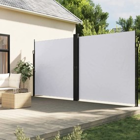 Tenda Da Sole Laterale Retrattile Bianca 220x1200 Cm /