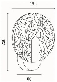 Applique a LED LED/8W/230V 3000K