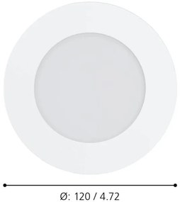 Eglo 900101 - Lampada da bagno dimmerabile a LED FUEVA-Z  LED/5,4W/230V IP44