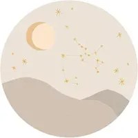 Eijffinger Carta da parati panoramica Star Sign Circles Beige - Sagittarius