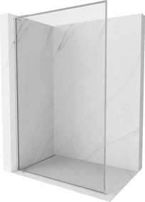 Mexen Kioto-F L pannello doccia a muro Walk-in con cornice 65 x 202 cm, trasparente 8 mm, cromo - 800-065-174-01-00