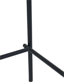 Sgabello da bar nero/marrone con effetto frassino impilabile (altezza della seduta 66 cm) Estepona – House Nordic