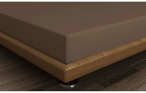 Lenzuolo con angoli marrone in cotone 140x200 cm – Mijolnir