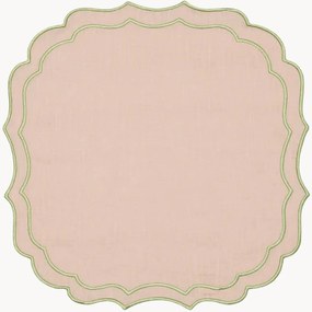 Tovaglietta americana con bordo ricamato Greta