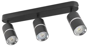 Faretto BAMBOO 3xGU10/10W/230V nero