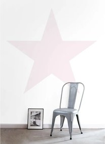 Fotomurale ESTA Stella, Rosa fondo bianco 186X280 cm