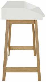 Scrivania con piano bianco St. St James - Woodman