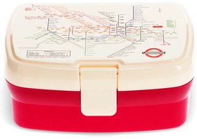 Porta merenda per bambini Heritage Tube Map - Rex London