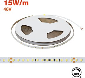 Striscia LED 48V 15W/m Ultra Long Professionale - IP20 - 20 metri