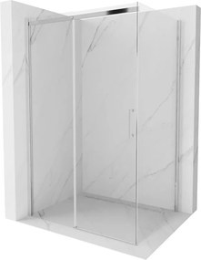 Mexen Omega cabina doccia scorrevole 100 x 80 cm, trasparente, cromo - 825-100-080-01-00
