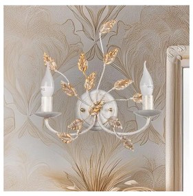 ONLI - Applique COLLANA 1xE14/6W/230V bianco/oro