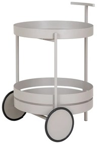 Tavolo da portata in metallo su ruote 40x49,5 cm Beja - House Nordic