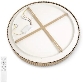 Brilagi - Plafoniera LED dimmerabile FALCON MODERN LED/54W/230V 60 cm beige + telecomando