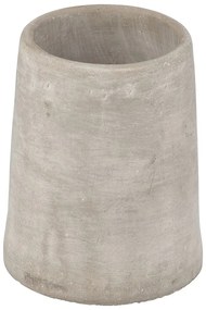 Tazza in cemento grigio per spazzolini da denti Villena - Wenko