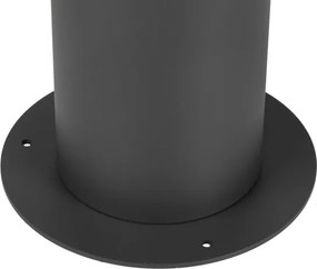 Kanlux 46086-Lampada da esterno con sensore STONO 1xE27/15W/230V 80 cm IP65 antracite
