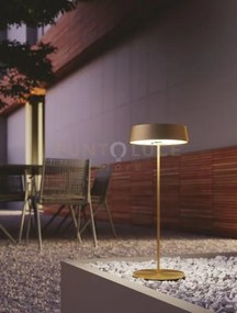 Lampada da tavolo ricaricabile cocktail oro in metallo led 20,2w 19...