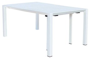 ARIZONA - set tavolo in alluminio cm 100 x 51,50/104/156/208/260 x 74 h con 10 poltrone Aulus