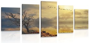 Quadri 5 pezzi – Albero secco