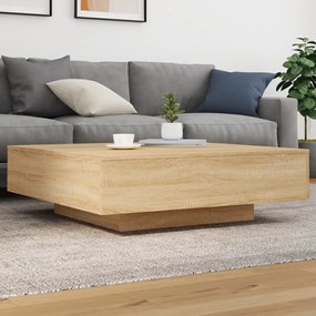 Tavolino Salotto Rovere Sonoma 100x100x31 Cm Legno Multistrato /