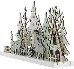 Retlux - Decorazione natalizia LED LED/3xAAA/bianco caldo foresta