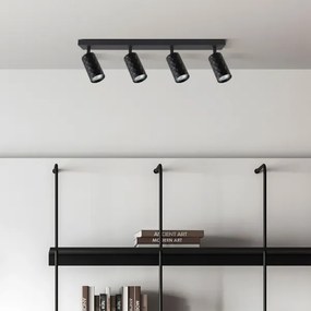 Brilagi - Faretto LED RGBW dimmerabile SELE DIAMANT 4xGU10/6,5W/230V Wi-Fi nero