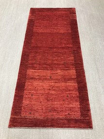 Loribaft Tappeto persiano 90 x 200 Rosso (Iran) Annodato A Mano