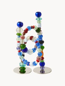 Portacandele fatto a mano Beads