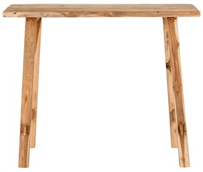 Consolle in legno di teak di colore naturale 30x90 cm Girona - House Nordic