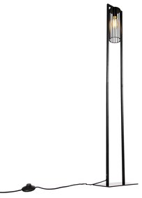 Lampada da terra moderna intelligente nera incl. Wifi ST64 - Balenco Wazo