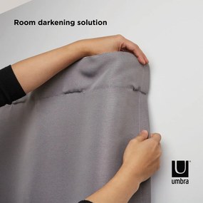 Mantovana doppia estensibile in acciaio 122 - 224 cm Twilight - Umbra