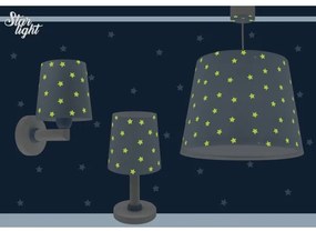 Dalber 82212T -  Lampadario per bambini STAR LIGHT 1xE27/60W/230V blu