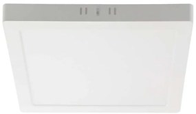 Plafoniera LED LED/18W/230V 6500K 21,4x21,4 cm bianco