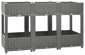 Fioriera Rialzata 120x40x71 Cm İn Polipropilene /
