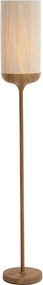 Lampada da terra in colore naturale con paralume in tessuto (altezza 159 cm) Dania - Light &amp; Living