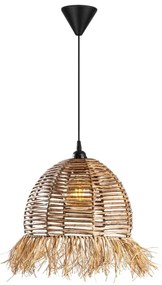 Lampadario sospeso con cavo RUYO 1xE27/40W/230V marrone