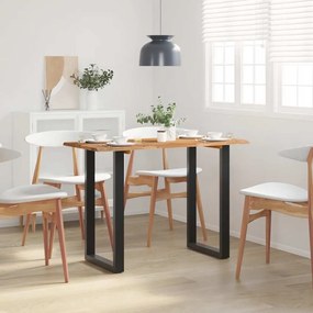 Tavolo Da Pranzo 110x50x76 Cm Legno Massello Di Acacia /