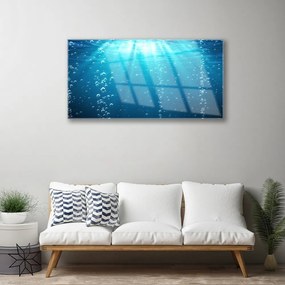 Quadro in vetro Arte dell'acqua 100x50 cm